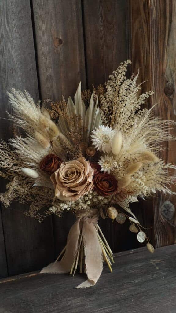 Textured Arrangements with Dried and Preserved Elements