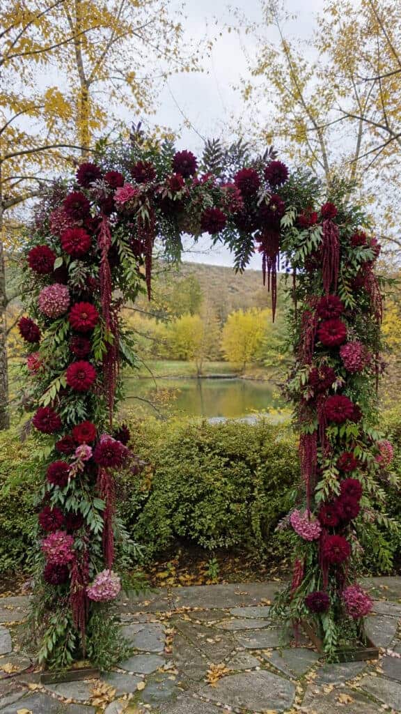 Rich Burgundy and Deep Wine Tones