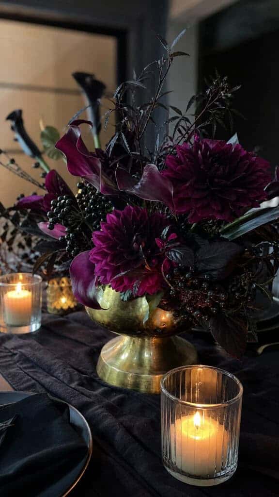 Dramatic Deep Purple and Plum Sophistication