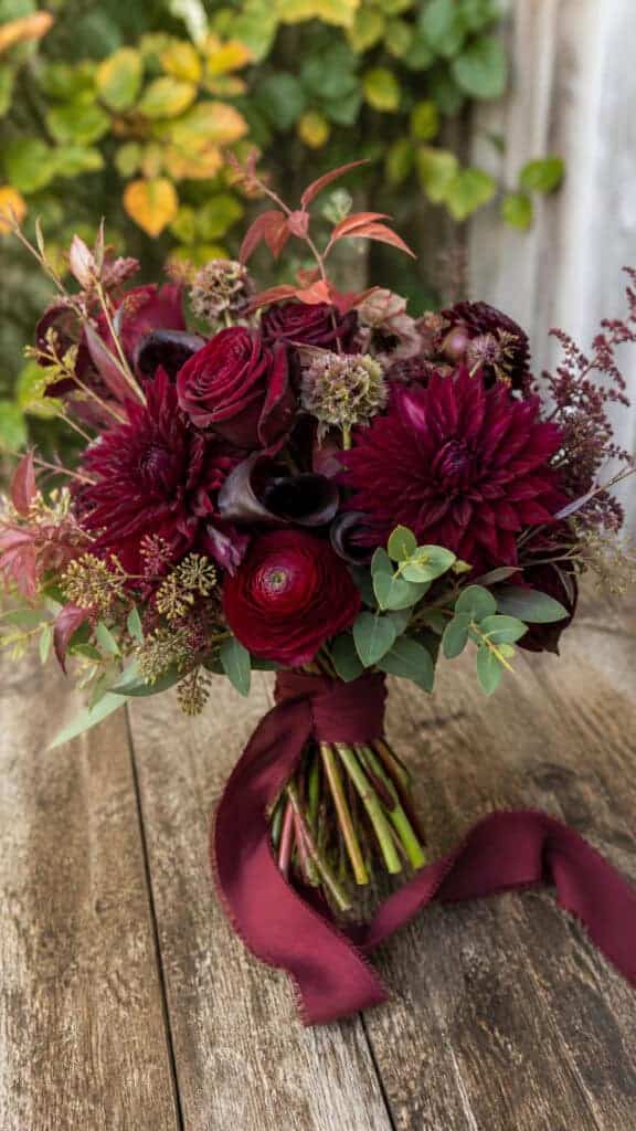 Why Burgundy Flowers Are Perfect for Fall Weddings