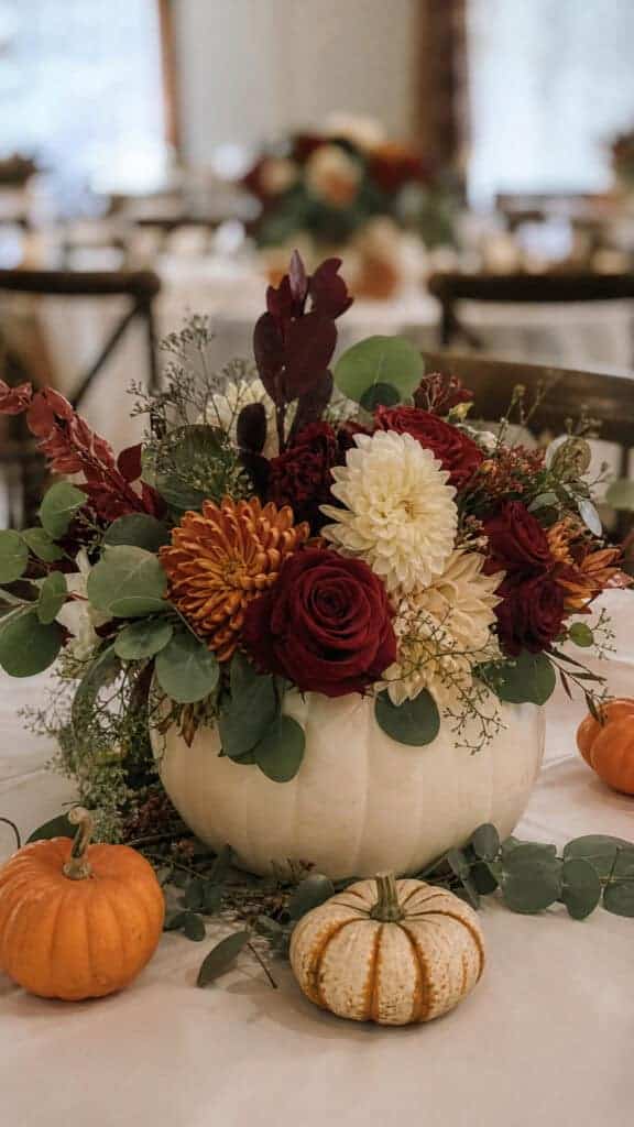 Pumpkin Vase Floral Displays