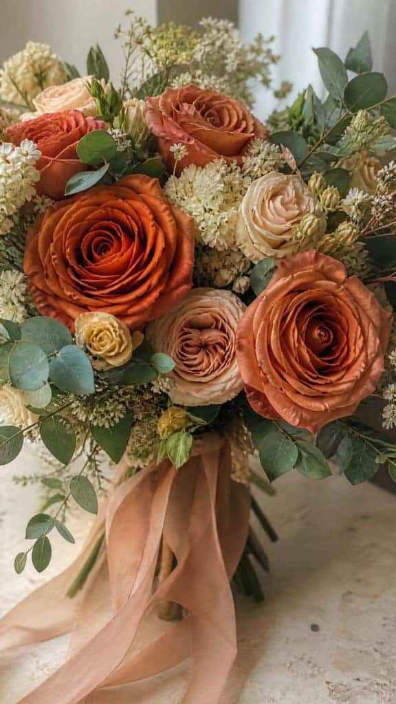 Burnt Orange Roses