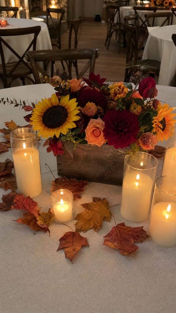 Centerpiece Inspiration for September Wedding Receptions