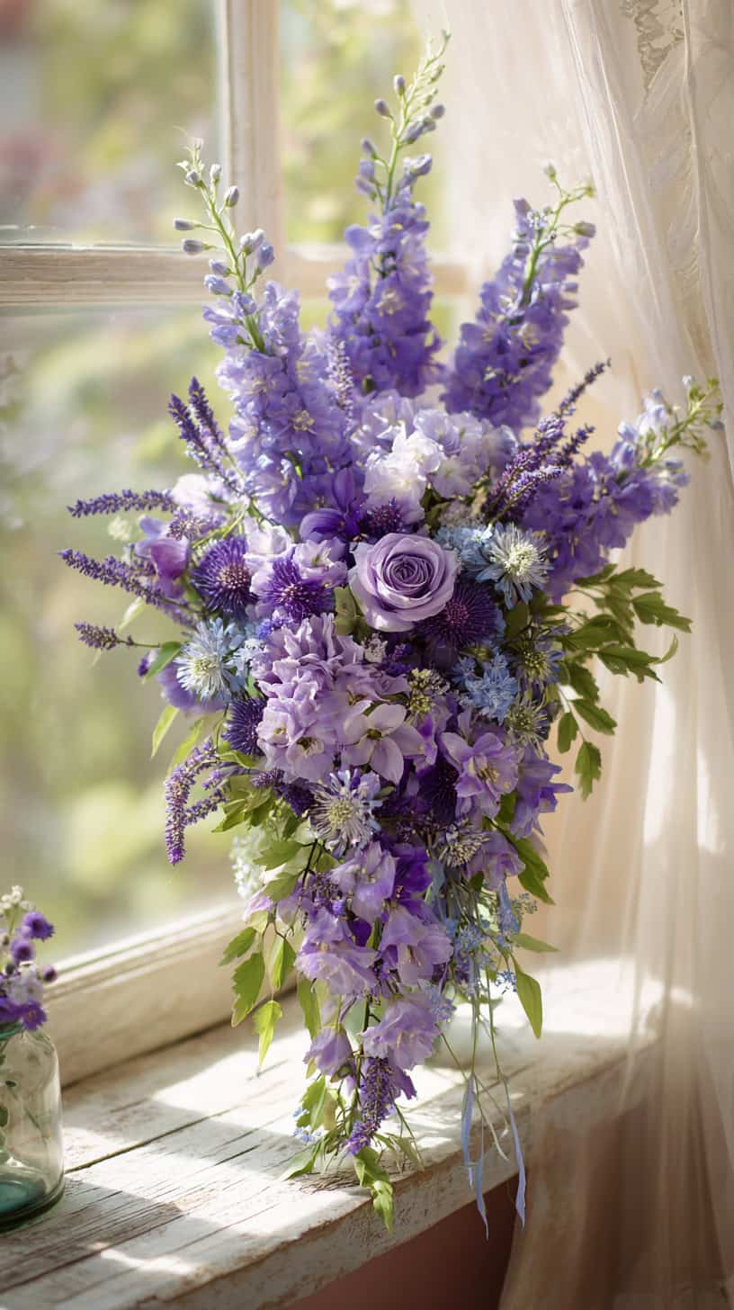 Lavender Meadow Waterfall - Image 1
