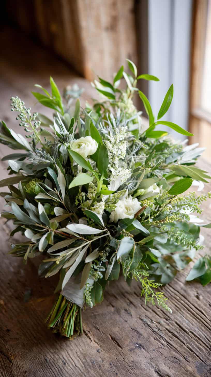 Loose Greenery Bouquet - Image 2