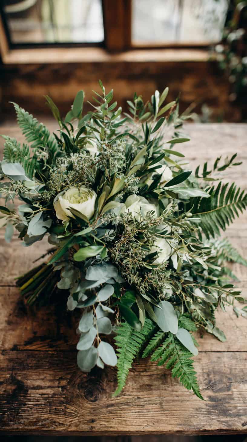 Loose Greenery Bouquet - Image 1