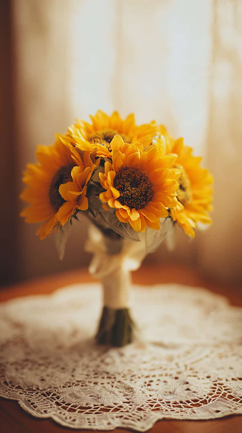 Mini Sunflower Posy - Image 2