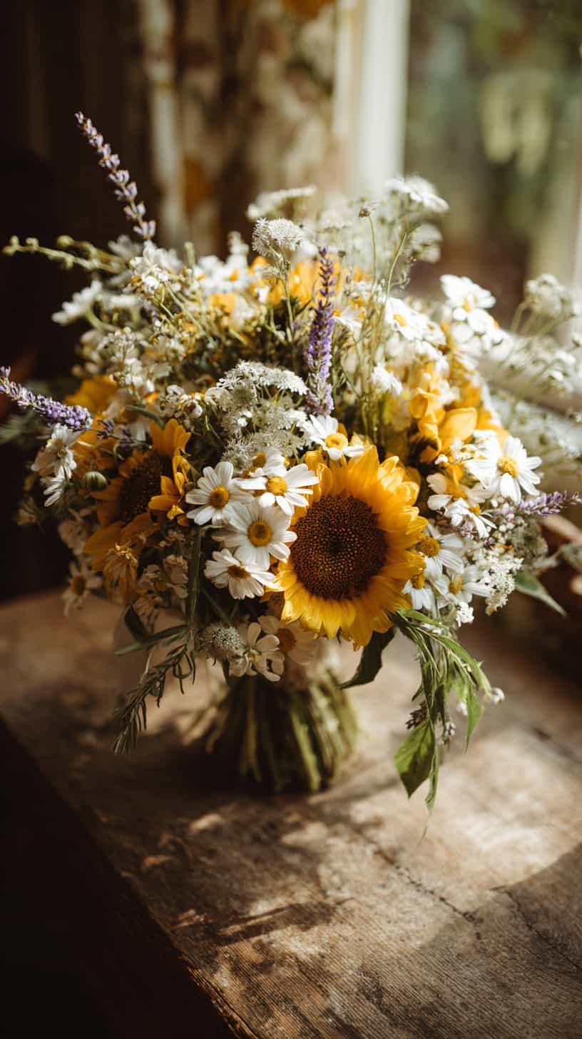 My Favorite Sunflower Bouquet Styles For A Soft, Sunny Look - Image 2