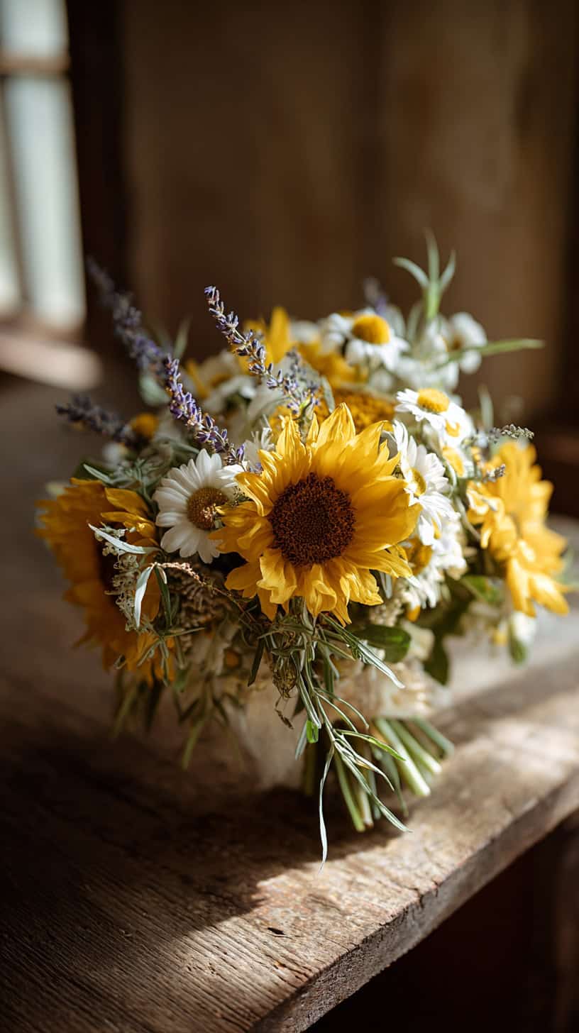 My Favorite Sunflower Bouquet Styles For A Soft, Sunny Look - Image 1