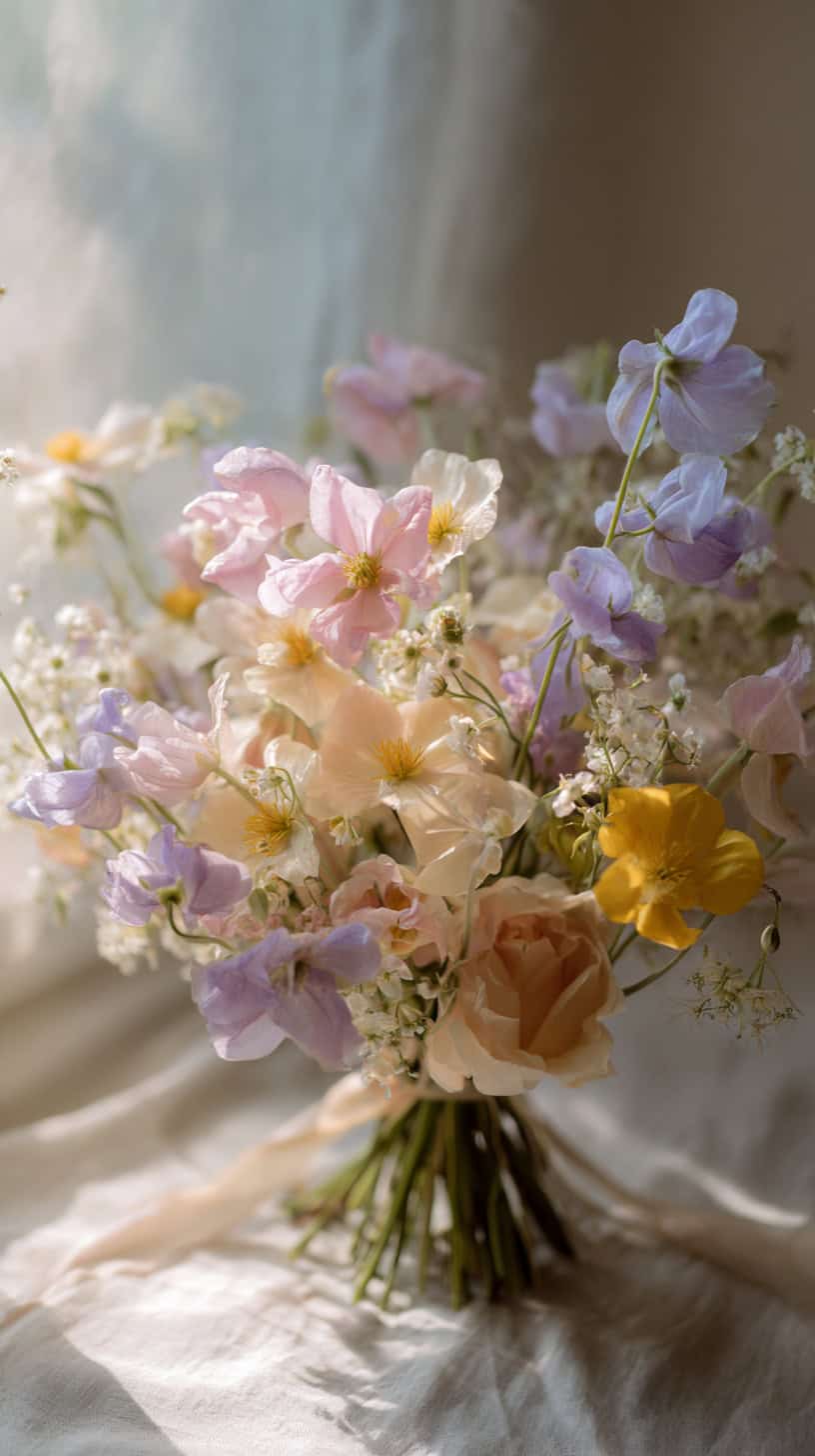 Pastel Field Flowers - Image 2