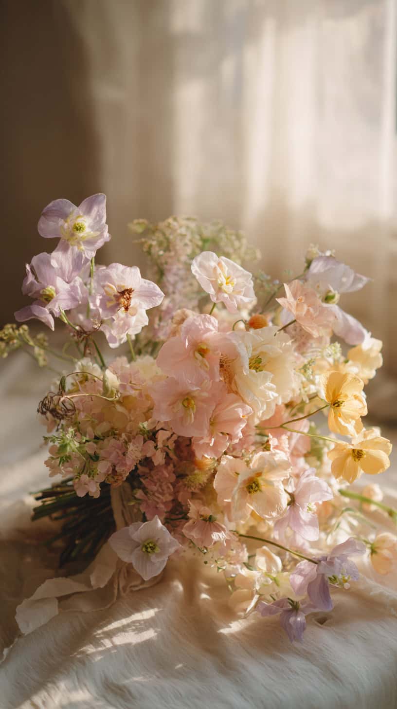 Pastel Field Flowers - Image 1