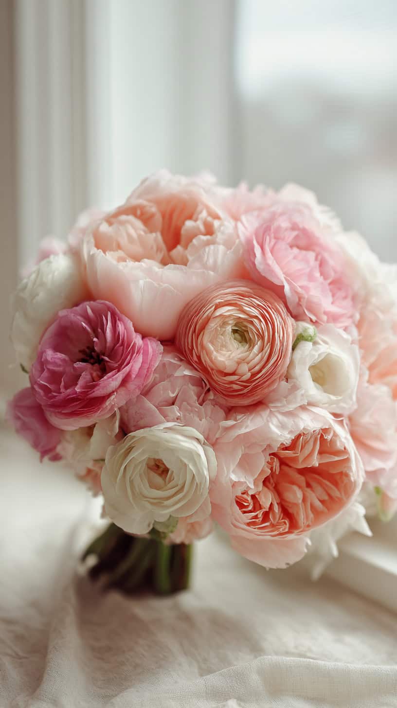 Peony and Ranunculus Mix - Image 2
