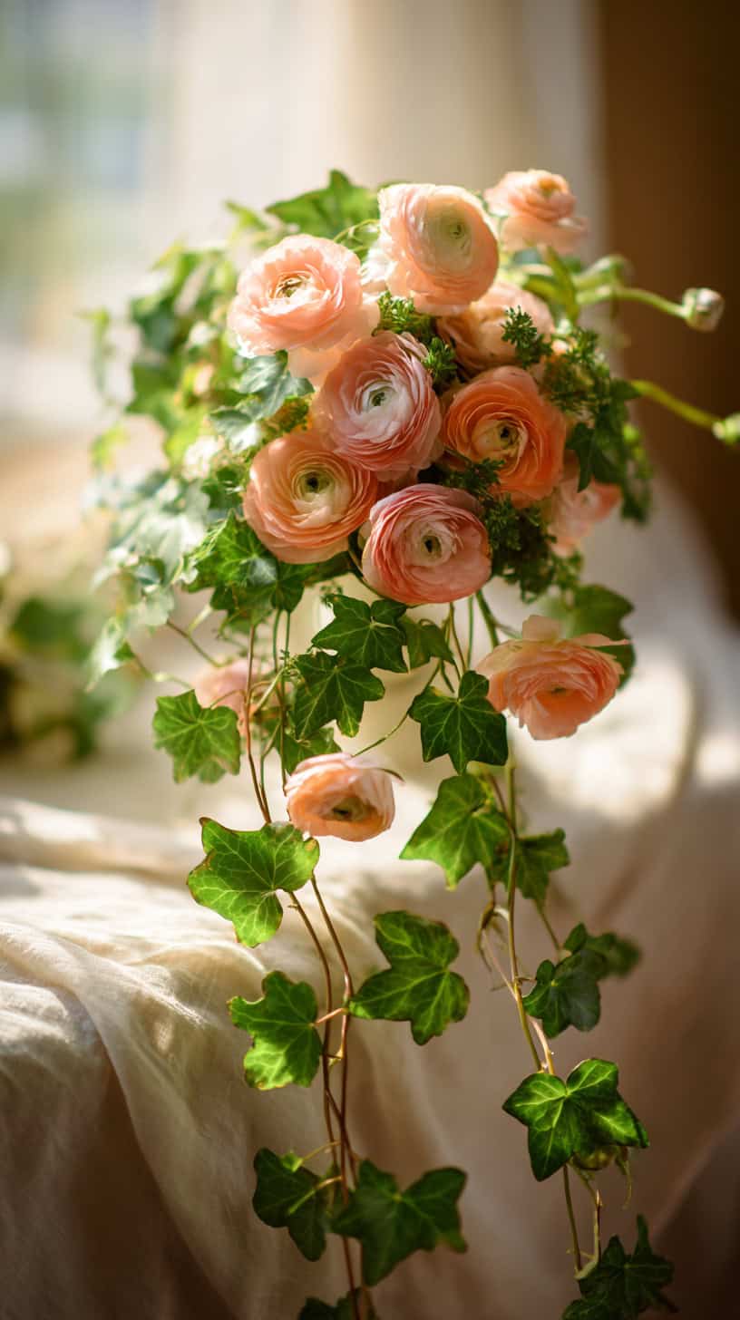 Ranunculus and Ivy Mix - Image 2