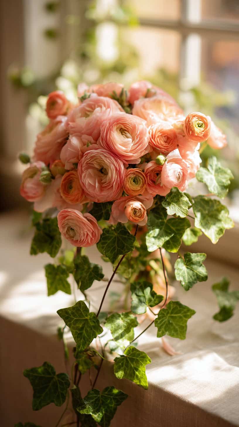 Ranunculus and Ivy Mix - Image 1