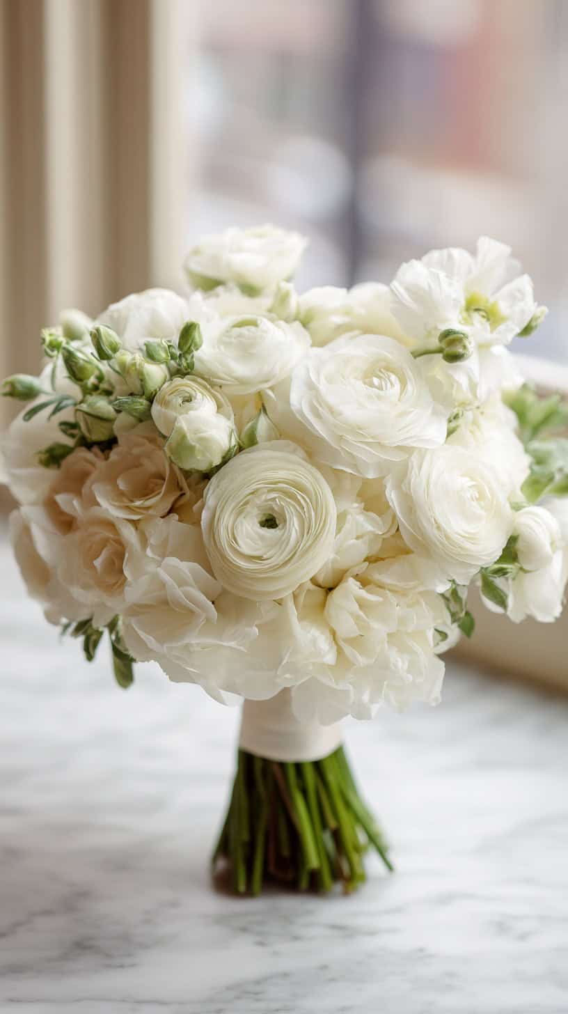 Ranunculus and Rose Bundle - Image 2