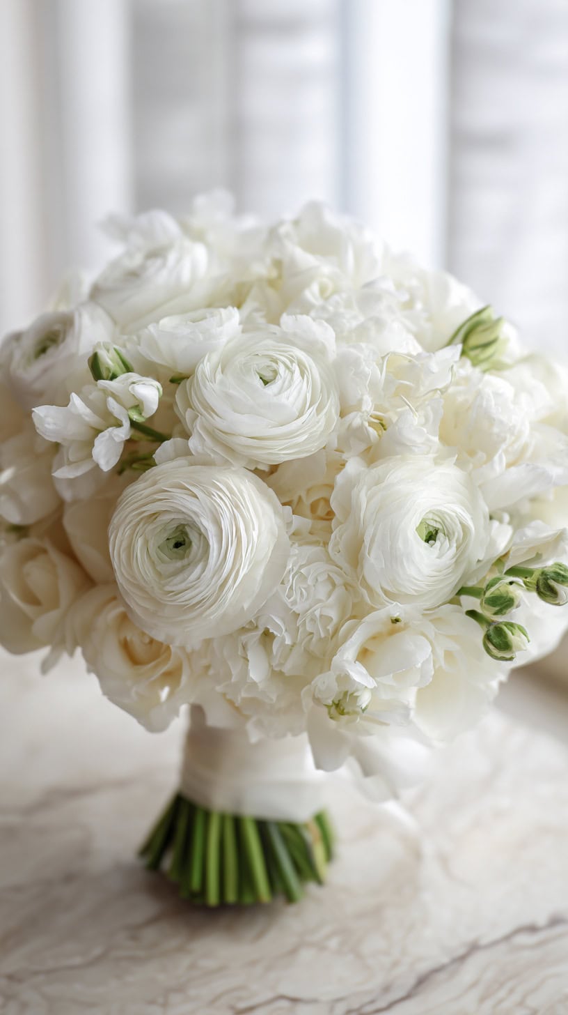 Ranunculus and Rose Bundle - Image 1