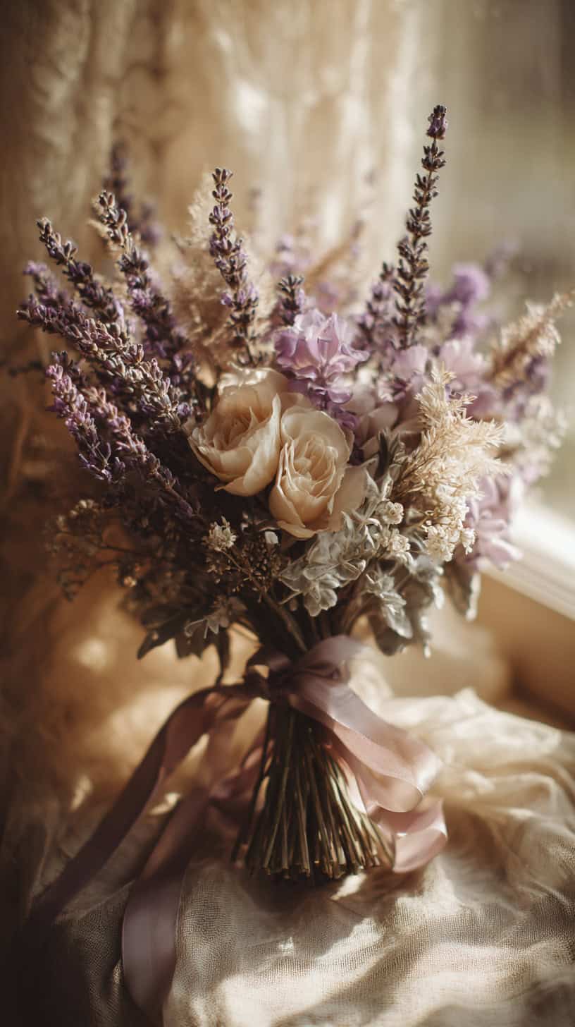 Romantic Lavender Stems - Image 1