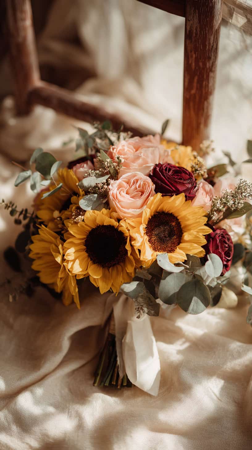 Rustic Rose Accent Bouquet - Image 2