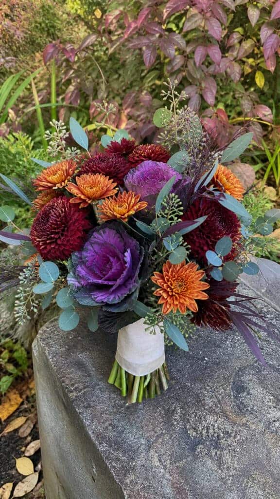 Chrysanthemum and Ornamental Kale Mix
