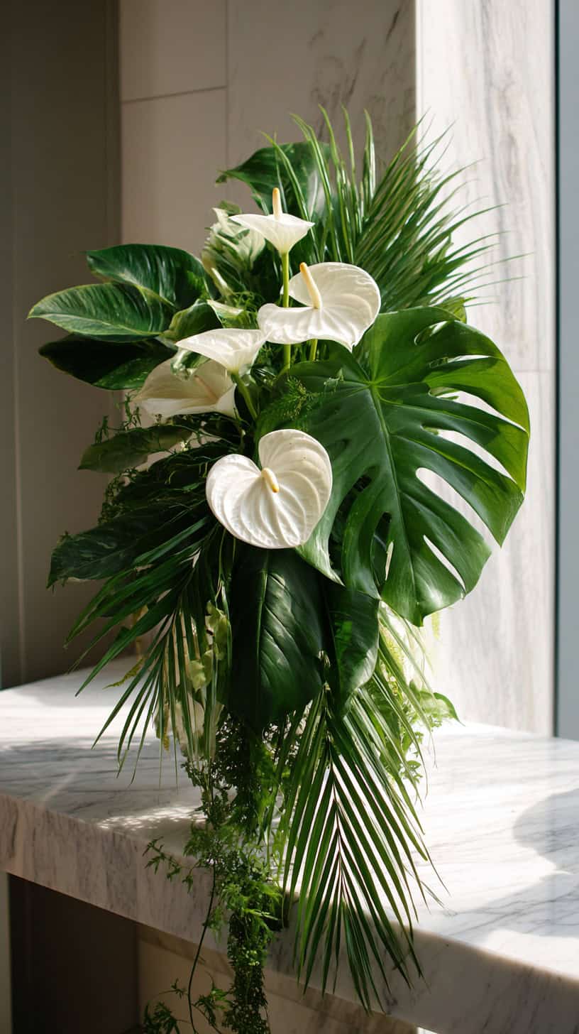 Tropical Green Draping - Image 1