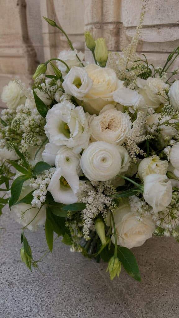 Garden Romance Mixed White Blooms
