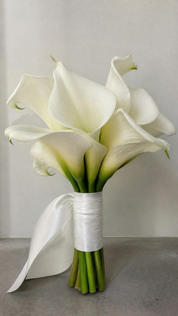 Modern Minimalist White Bouquets
