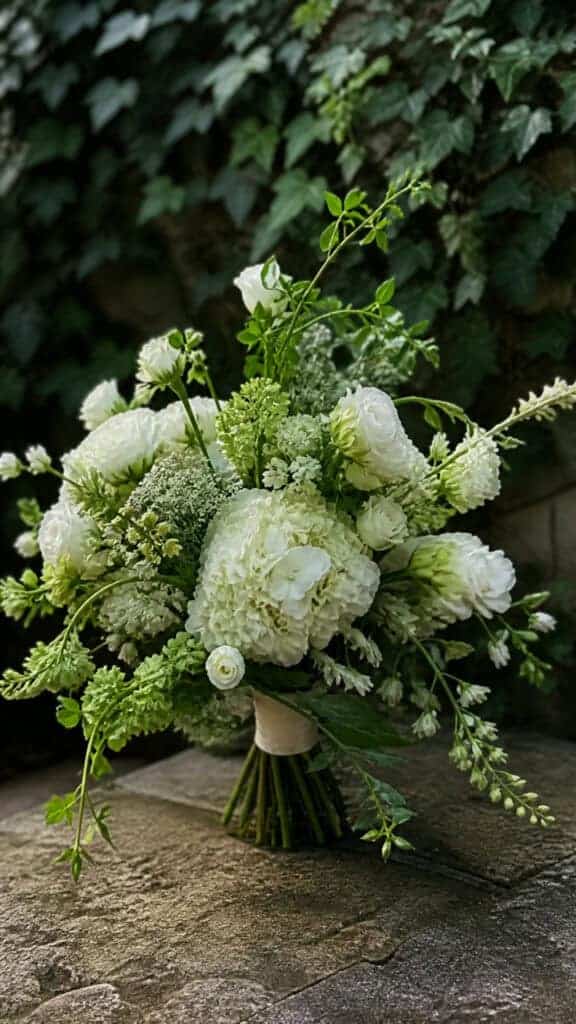 Asymmetrical Garden-Style Hydrangea