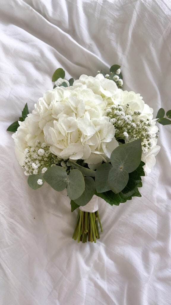 Compact Bridesmaid-Style Hydrangea Posy
