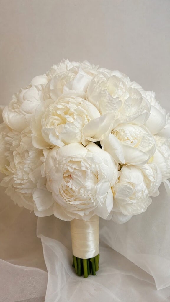 Classic All-White Peony Perfection