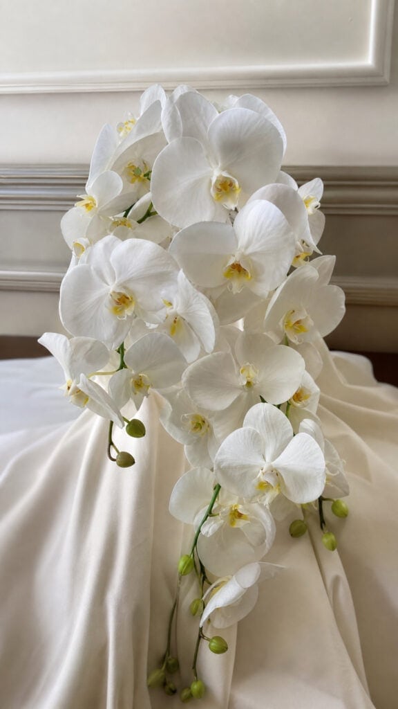 Elegant White Orchid Arrangements