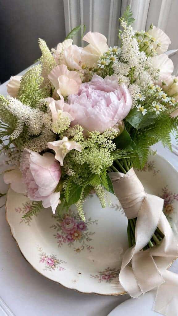 Cottage Garden Peony and Wildflower Mix