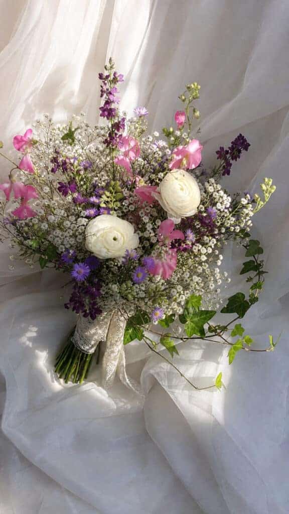 Delicate Baby's Breath and Wildflower Cloud