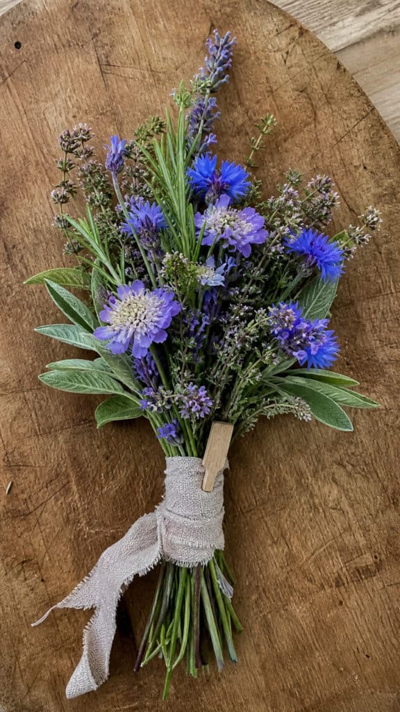 Rustic Herb and Wildflower Kitchen Garden