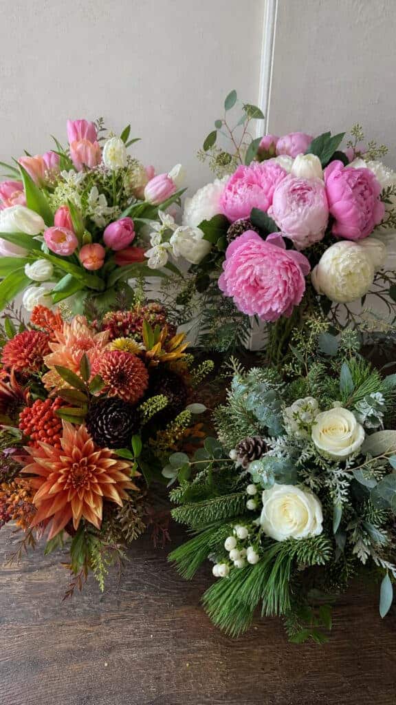 Seasonal Bridesmaid Bouquet Ideas