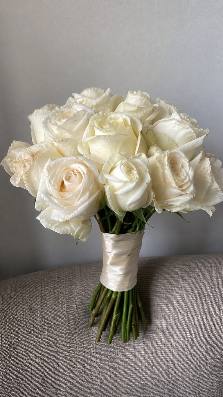 Classic White Rose Elegance