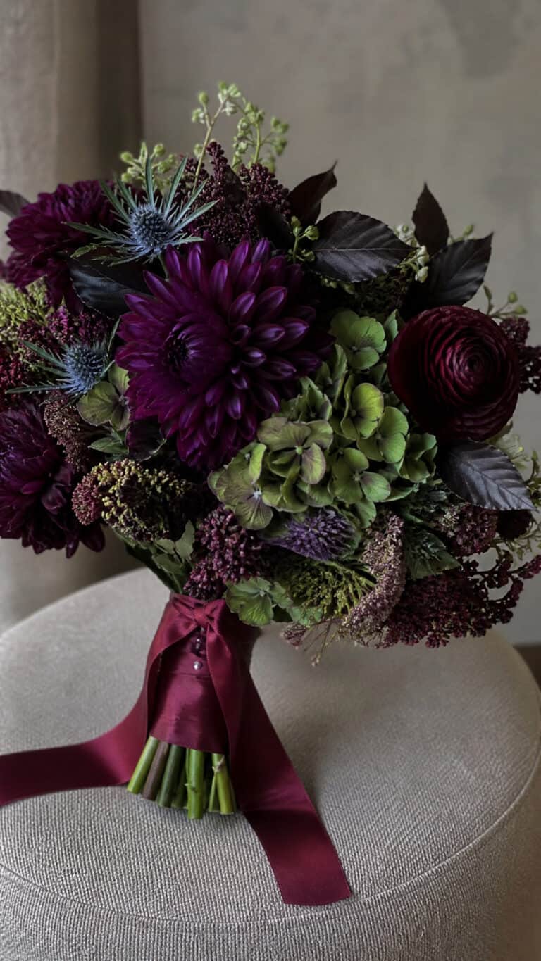 Jewel-Toned Magic: Emerald, Sapphire, and Amethyst Blooms