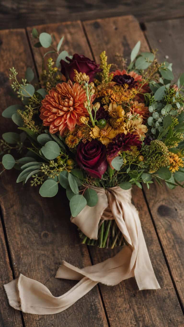 The Perfect Color Palette for September Wedding Flowers