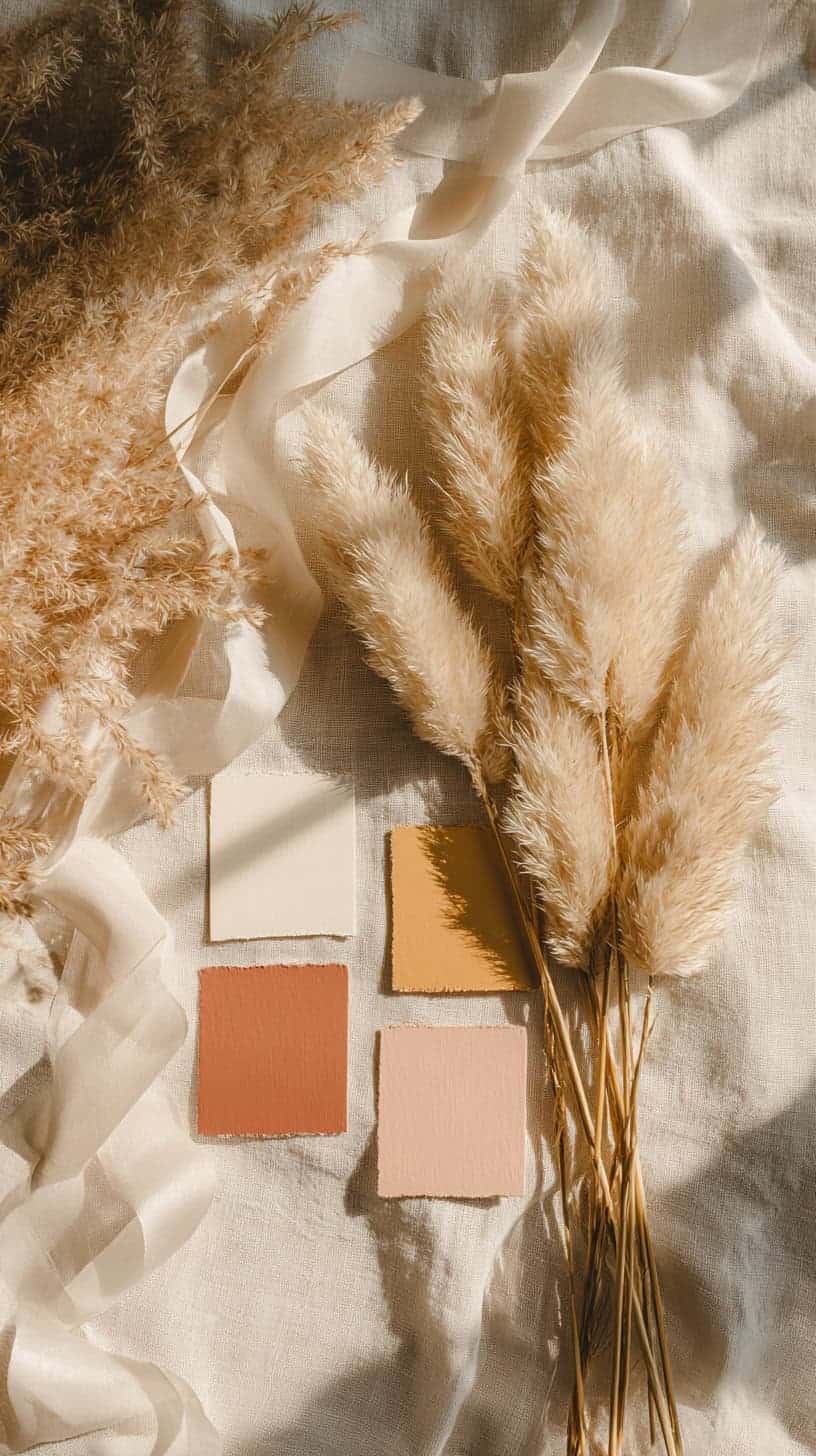 The Best Pampas Grass Bouquet Wedding Summer Color Palettes