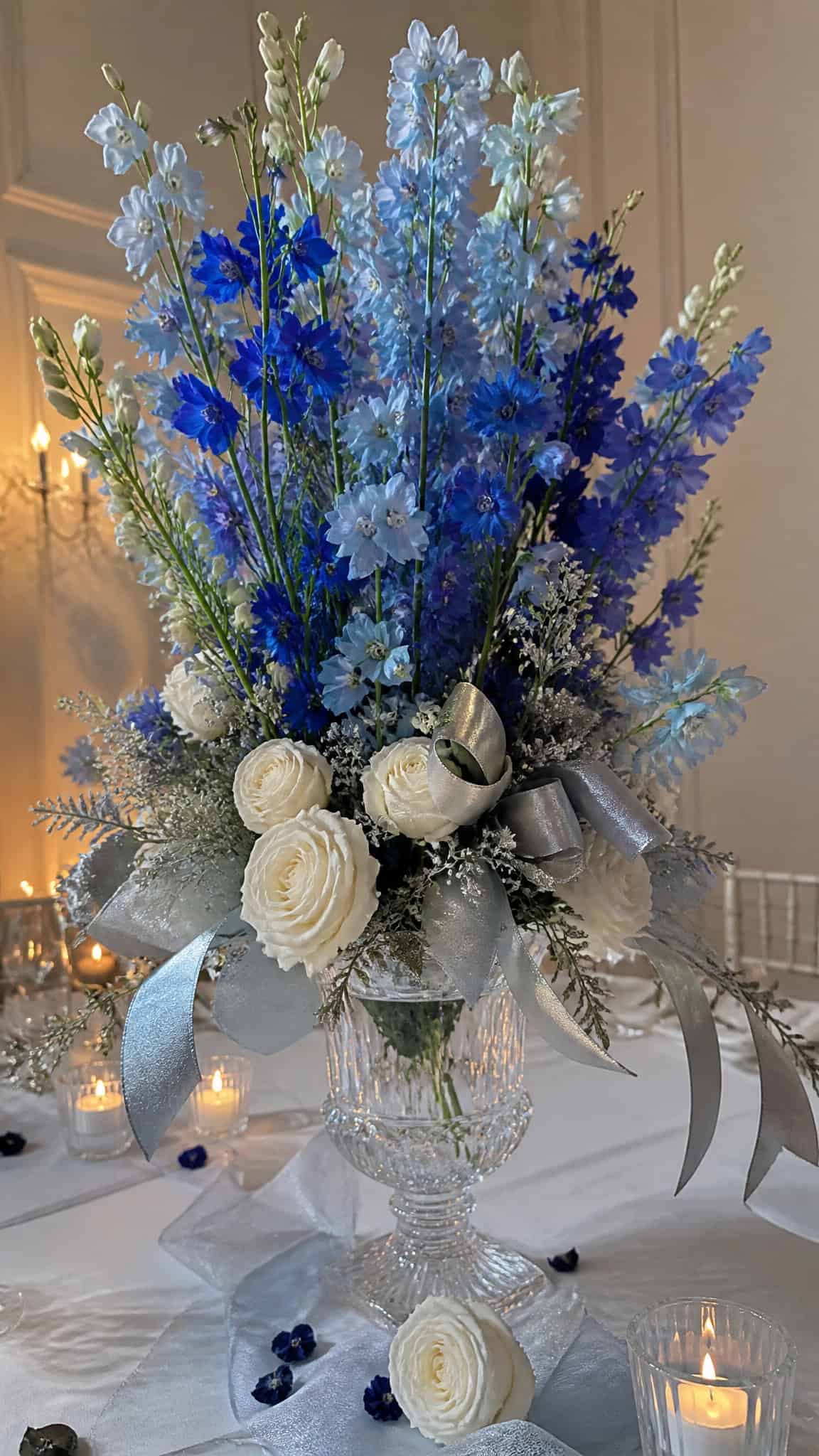 9 Blue Winter Wedding Flowers for a Dreamy Seasonal Palette