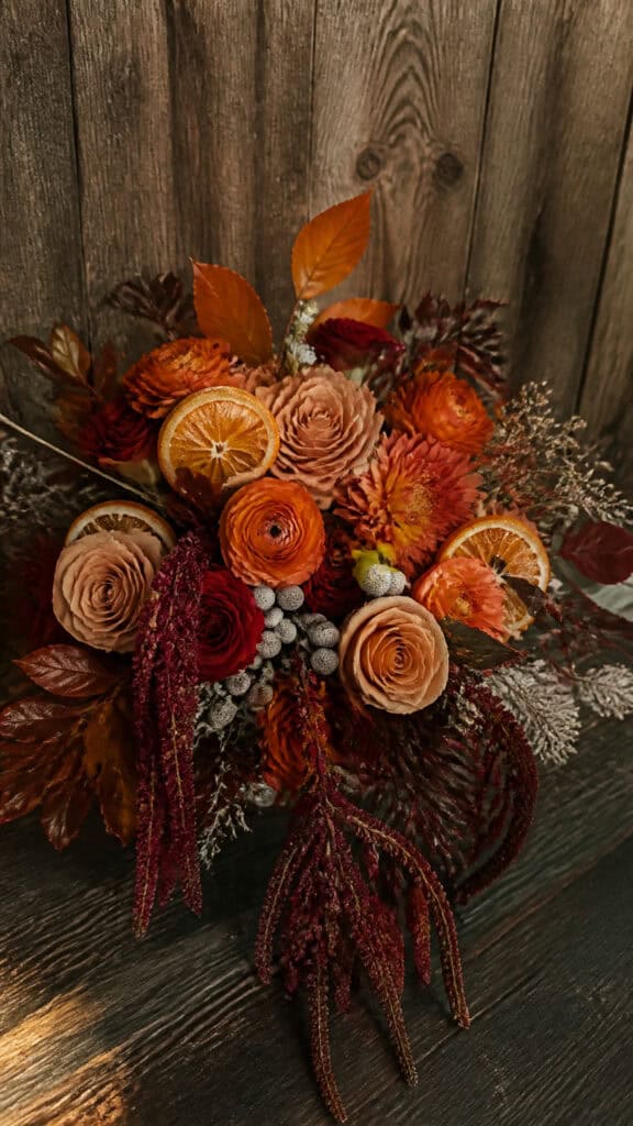 Moody Autumn-to-Winter Transition With Orange and Rust