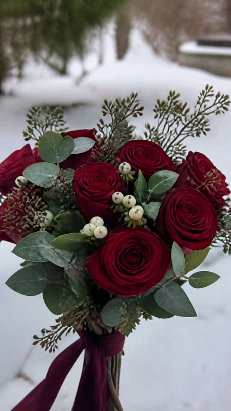 Burgundy Roses for Timeless Romance