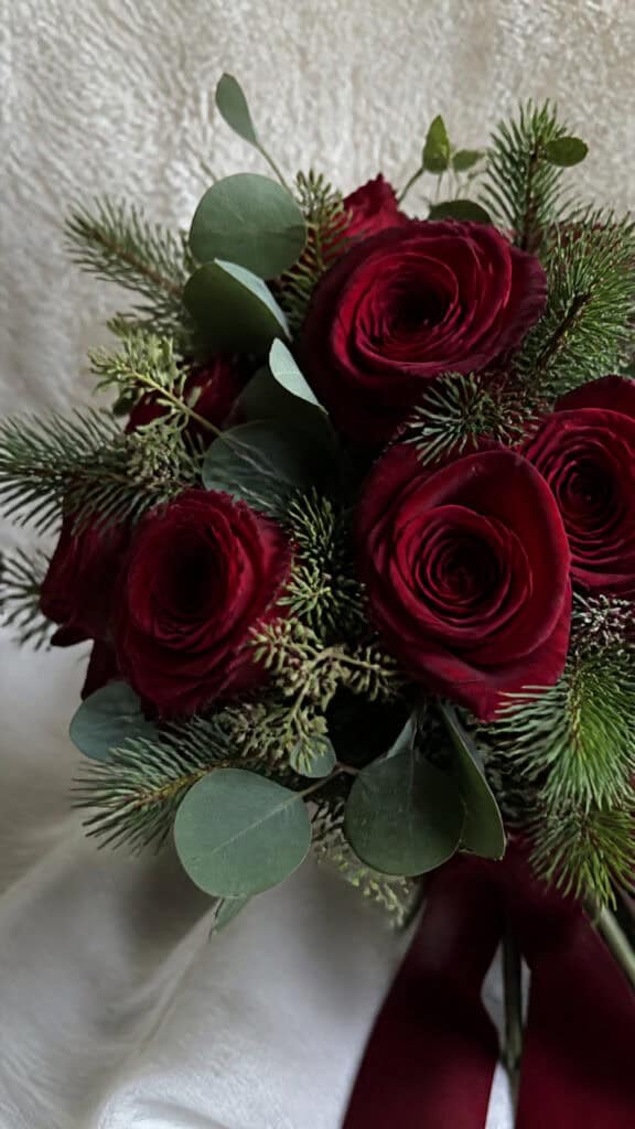 Deep Burgundy Roses