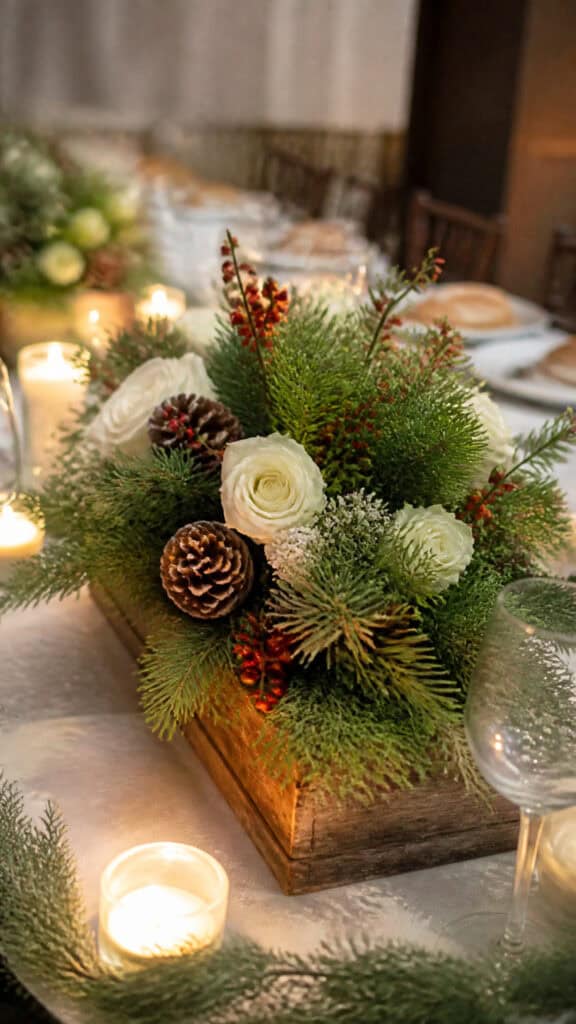 Evergreen Accents and Pine Elements
