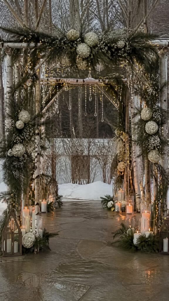 Stunning Ceremony Backdrops and Altar Designs