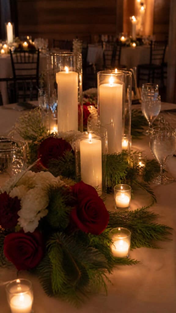 Candlelight and Floral Combinations