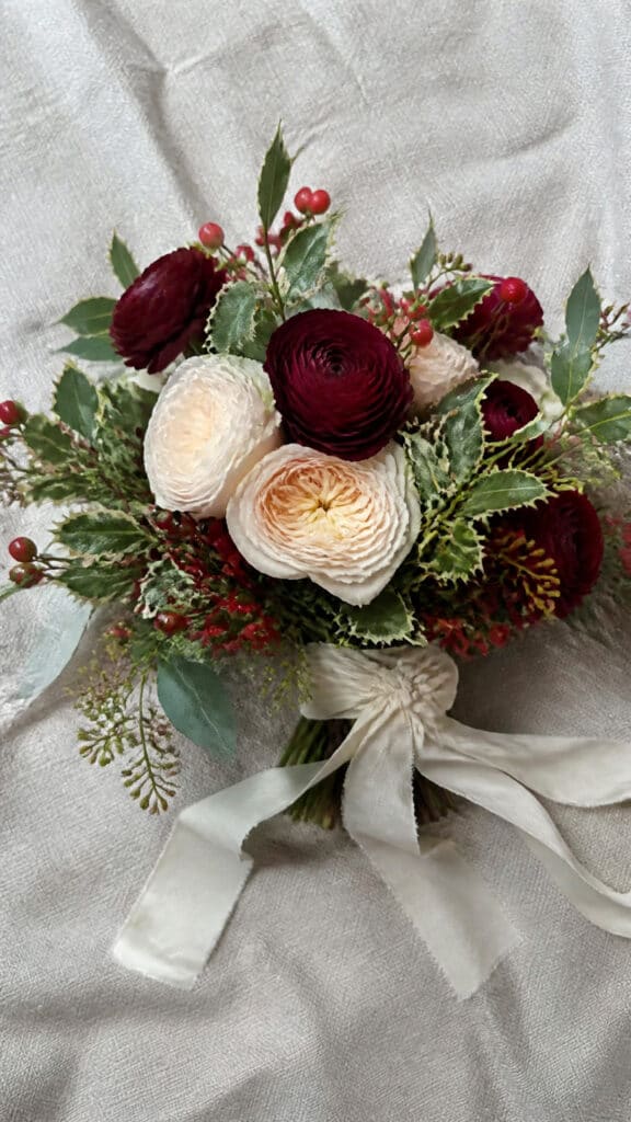 Cranberry and Cream Elegance