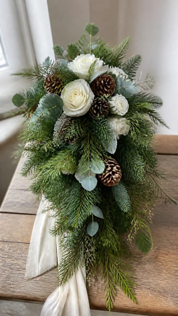 Evergreen and Winter Greenery Arrangements