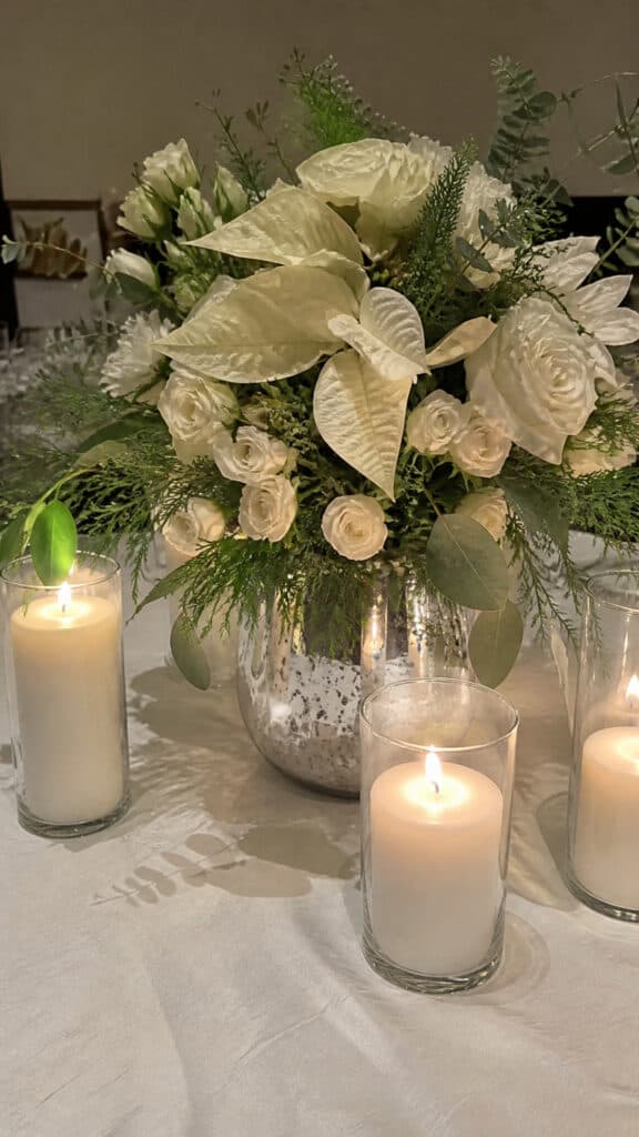 Romantic Poinsettia-Inspired Christmas Blooms