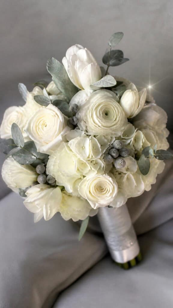 Winter White and Silver Elegance