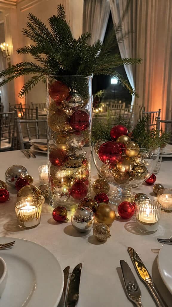 Whimsical Ornament-Filled Displays